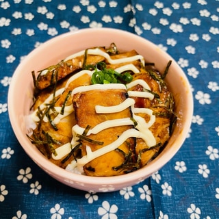 まぐろチャーシューの照り焼き丼